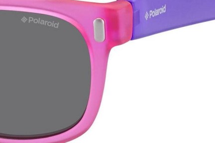 Sunglasses Polaroid Junior P0115 IUB/Y2 Polarized Quadratisch Rosa