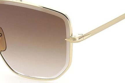 Sonnenbrille David Beckham DB7001/S J5G/HA Quadratisch Gold