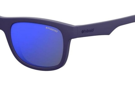 Sonnenbrille Polaroid Junior PLD8020/S CIW/JY Polarized Quadratisch Blau