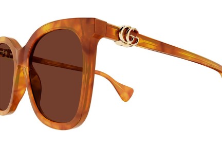 Sonnenbrille Gucci GG1071S 003 Quadratisch Havanna