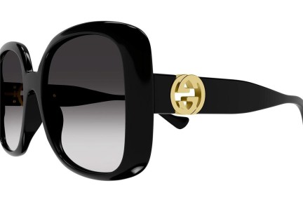 Sunglasses Gucci GG1029SA 007 Quadratisch Schwarz