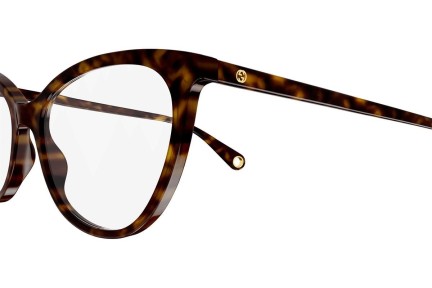 Glasses Gucci GG1079O 003 Cat Eye Havanna