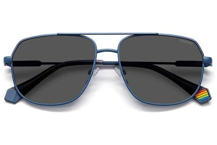 Sonnenbrille Polaroid PLD6195/S/X FLL/M9 Polarized Pilot Blau