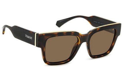 Sonnenbrille Polaroid PLD6198/S/X 086/SP Polarized Quadratisch Havanna