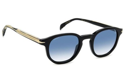 Sonnenbrille David Beckham DB1007/S 807/F9 Rund Schwarz