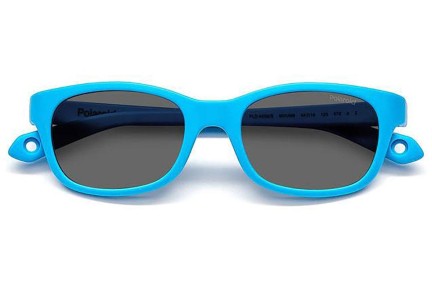 Sonnenbrille Polaroid Junior PLDK006/S MVU/M9 Polarized Rechteck Blau