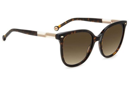 Sonnenbrille Carolina Herrera HER0136/S XLT/HA Rund Havanna