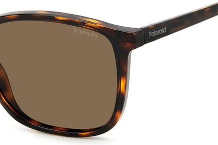 Sonnenbrille Polaroid PLD4139/S 086/SP Polarized Quadratisch Havanna