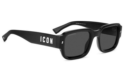 Sonnenbrille Dsquared2 ICON0009/S 807/IR Rechteck Schwarz