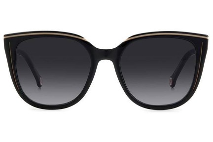 Sunglasses Carolina Herrera HER0144/S KDX/9O Rund Schwarz