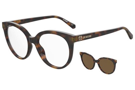 Glasses Love Moschino MOL058/CS 05L/70 Rund Havanna