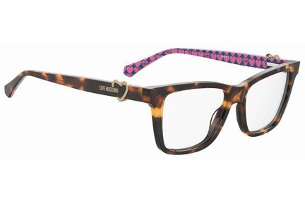 Glasses Love Moschino MOL610 05L Rechteck Havanna