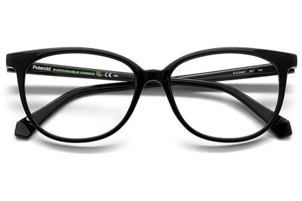 Glasses Polaroid PLDD487 807 Oval Schwarz