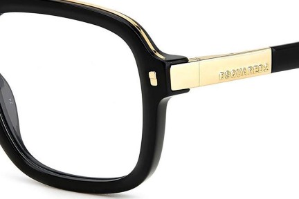 Glasses Dsquared2 D20087 2M2 Quadratisch Schwarz