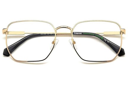 Glasses Polaroid PLDD485 J5G Quadratisch Gold