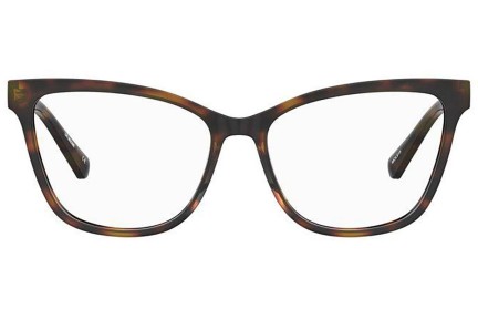 Glasses Love Moschino MOL615 05L Cat Eye Havanna