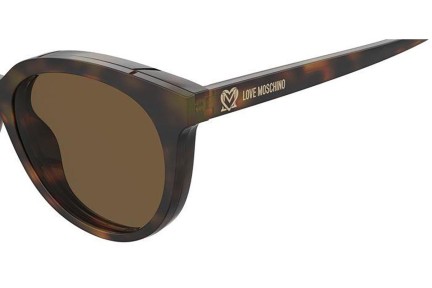 Glasses Love Moschino MOL058/CS 05L/70 Rund Havanna