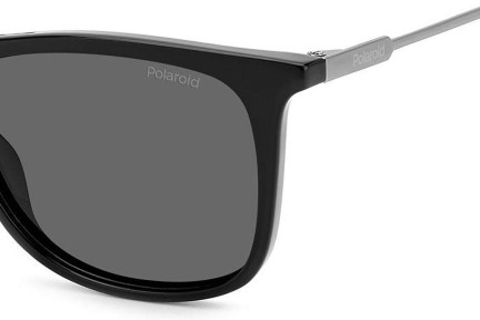 Sonnenbrille Polaroid PLD4145/S/X 807/M9 Polarized Quadratisch Schwarz