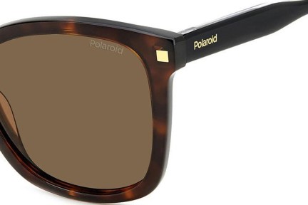 Sonnenbrille Polaroid PLD4151/S/X 086/SP Polarized Quadratisch Havanna