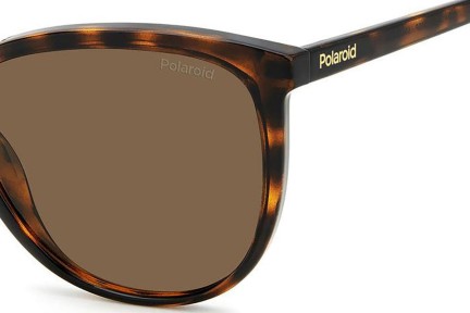 Sonnenbrille Polaroid PLD4138/S 086/SP Polarized Rund Havanna