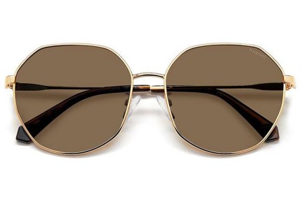 Sonnenbrille Polaroid PLD4140/G/S/X DDB/SP Polarized Quadratisch Gold