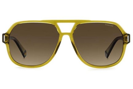 Sonnenbrille Polaroid PLD6193/S FMP/LA Polarized Pilot Gelb