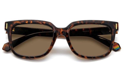 Sonnenbrille Polaroid PLD6191/S 086/SP Polarized Quadratisch Havanna