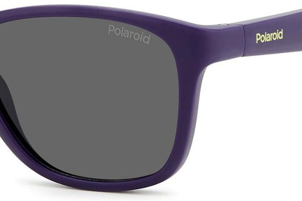 Sunglasses Polaroid Junior PLD8052/S 80Z/M9 Polarized Quadratisch Lila