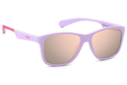 Sonnenbrille Polaroid Junior PLD8052/S QCK/JQ Polarized Quadratisch Lila