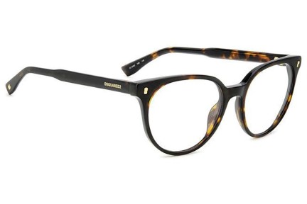 Glasses Dsquared2 D20082 086 Cat Eye Havanna