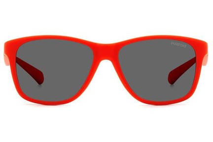 Sonnenbrille Polaroid Junior PLD8052/S IWK/M9 Polarized Quadratisch Rot