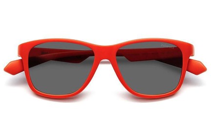 Sonnenbrille Polaroid Junior PLD8052/S IWK/M9 Polarized Quadratisch Rot