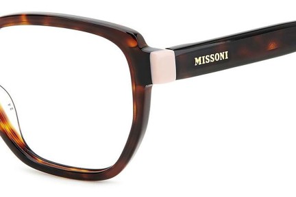 Brillen Missoni MIS0134 086 Quadratisch Havanna