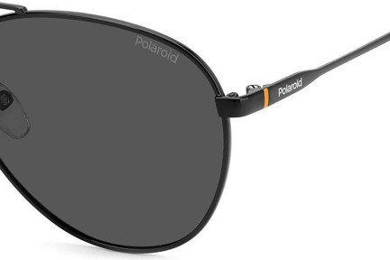 Sunglasses Polaroid PLD4142/G/S/X 807/M9 Polarized Pilot Schwarz