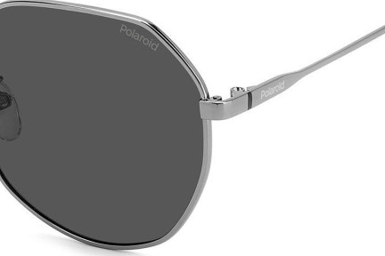 Sunglasses Polaroid PLD4140/G/S/X KB7/M9 Polarized Quadratisch Silber