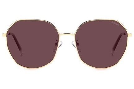 Sonnenbrille Polaroid PLD4140/G/S/X S9E/KL Polarized Quadratisch Gold