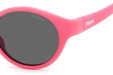 Sonnenbrille Polaroid Junior PLDK007/S MU1/M9 Polarized Oval Rosa