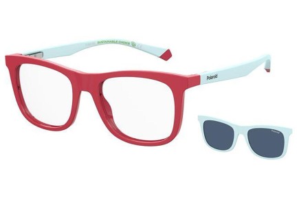 Brillen Polaroid Junior PLD8055/CS 4E3/C3 Polarized Quadratisch Rot