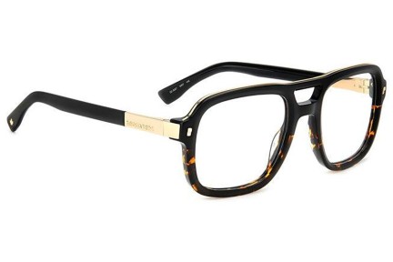 Glasses Dsquared2 D20087 WR7 Quadratisch Schwarz