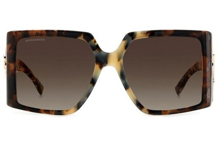 Sunglasses Dsquared2 D20096/S ACI/HA Quadratisch Havanna