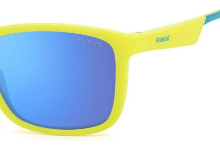 Sonnenbrille Polaroid Junior PLD8053/S 05B/5X Polarized Quadratisch Gelb