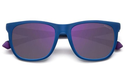 Sonnenbrille Polaroid PLD2140/S 802/MF Polarized Quadratisch Blau