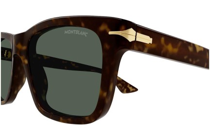 Sonnenbrille Mont Blanc MB0263S 002 Quadratisch Havanna