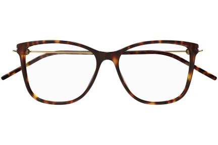 Glasses Gucci GG1272O 002 Quadratisch Havanna