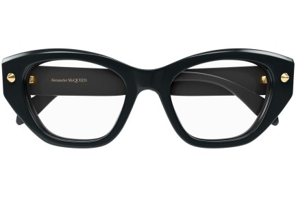 Brillen Alexander McQueen AM0410O 001 Rund Schwarz