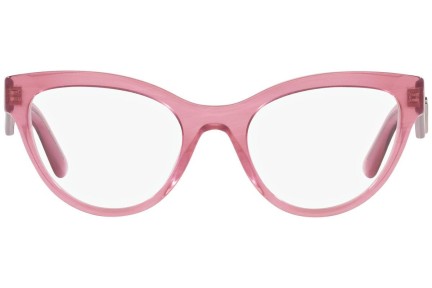 Brillen Dolce & Gabbana DG3372 3405 Cat Eye Rosa