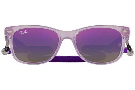 Sunglasses Ray-Ban Junior New Wayfarer Junior RJ9052S 7147B1 Quadratisch Lila