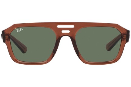 Sonnenbrille Ray-Ban Corrigan RB4397 667882 Flat Top Braun