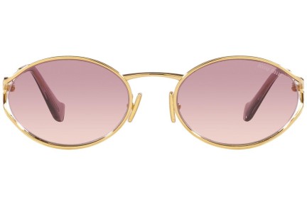 Sonnenbrille Miu Miu MU52YS 5AK06S Oval Gold