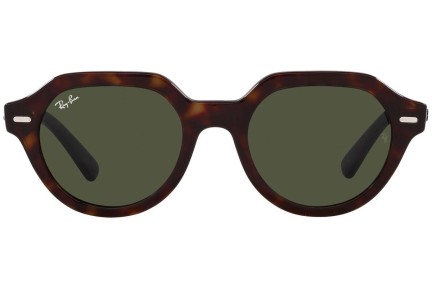 Sonnenbrille Ray-Ban Gina RB4399 902/31 Quadratisch Havanna